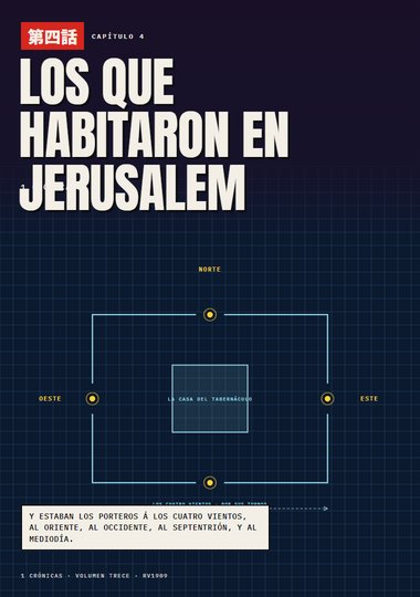 Portada de 1 Crónicas, Capítulo 4