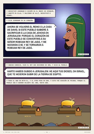 Dos becerros de oro