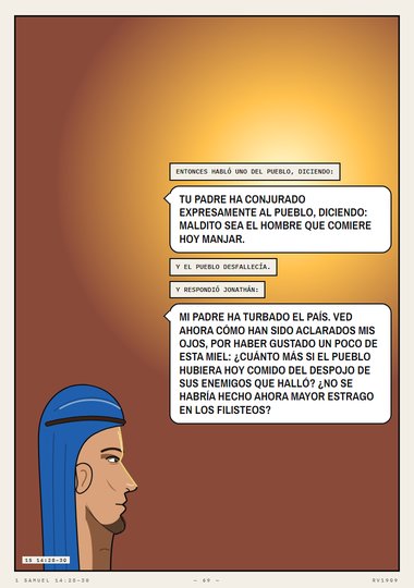 La miel corría