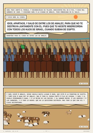 Ve pues, y hiere a Amalec