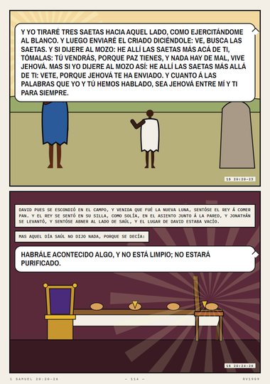 El lugar de David estaba vacío