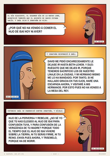 El lugar de David estaba vacío