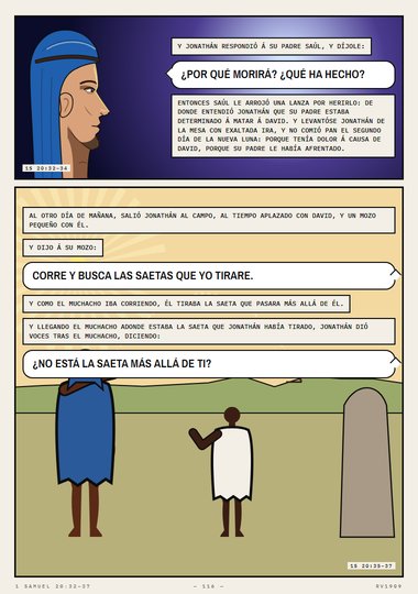 ¿No está la saeta más allá de ti?