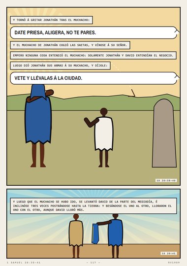 ¿No está la saeta más allá de ti?
