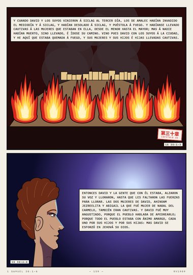 Siclag puesta a fuego