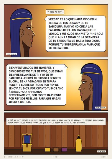 Ni aun la mitad fue lo que se me dijo