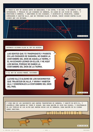 Extranjeros en las ciudades de Samaria
