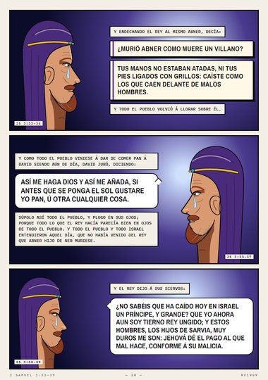 ¿Murió Abner como muere un villano?