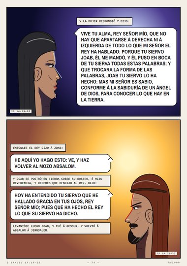 ¿No ha sido la mano de Joab contigo?