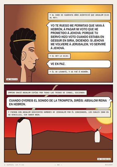 Absalom reina en Hebrón