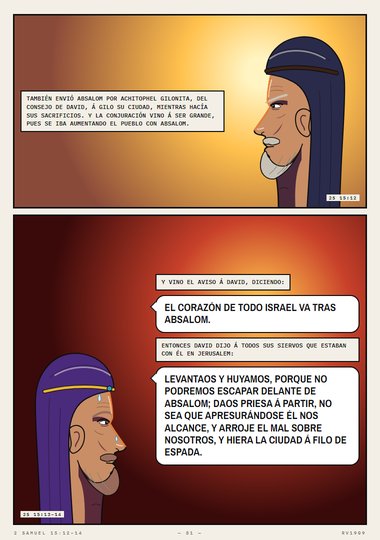 Absalom reina en Hebrón