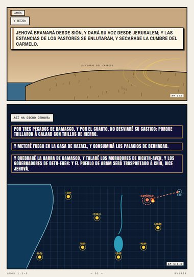 Por tres pecados