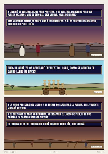 Por tres pecados de Israel