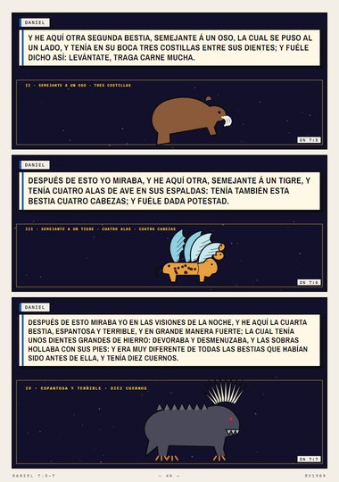 Cuatro bestias grandes