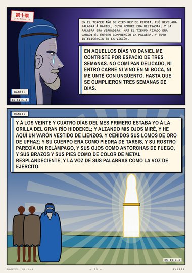 Un varón vestido de lienzos