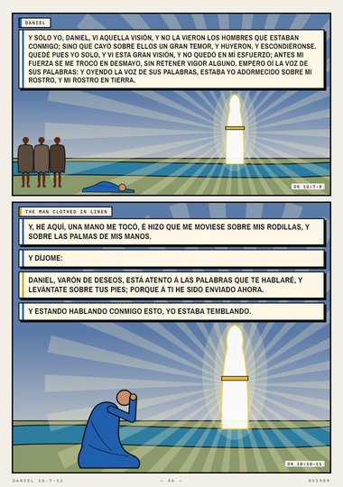 Un varón vestido de lienzos