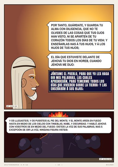 El monte ardía en fuego
