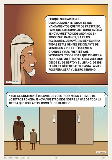 Pondréis estas mis palabras