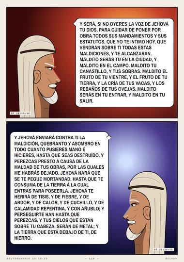 Vendrán sobre ti todas estas maldiciones