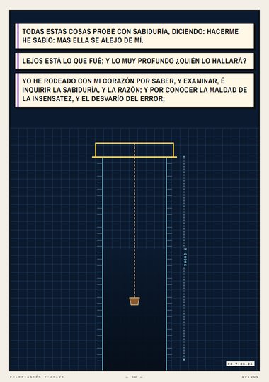 Lo muy profundo, ¿quién lo hallará?