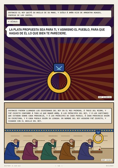 Signado con el anillo del rey