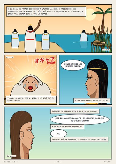 He aquí que el niño lloraba