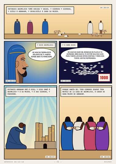 Dios sanó a Abimelech