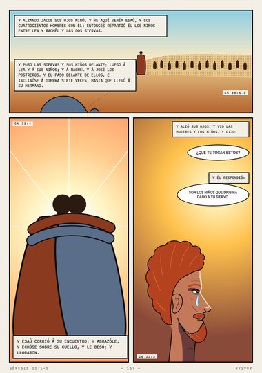 Esaú corrió a su encuentro
