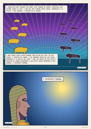 Del río subían siete vacas
