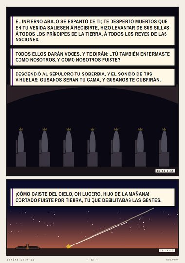 ¡Cómo caiste del cielo!