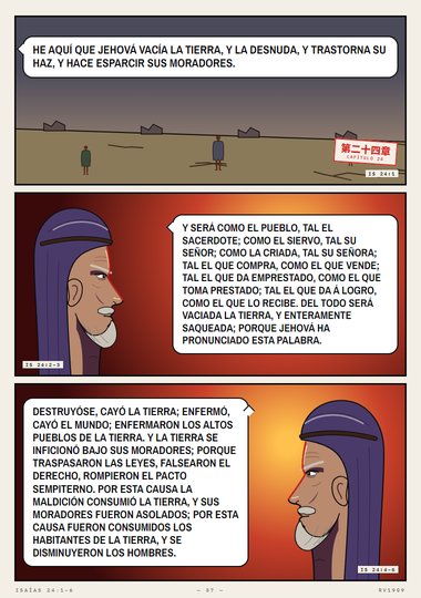 Jehová vacía la tierra