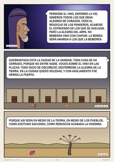 Jehová vacía la tierra