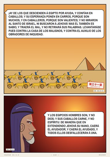 ¡Ay de los que descienden a Egipto!