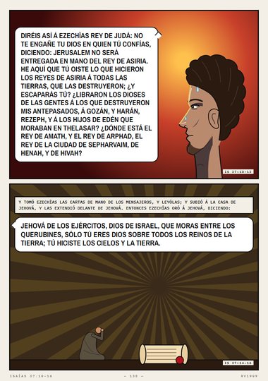 Ezechîas oró a Jehová