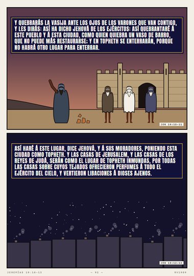 Así quebrantaré a este pueblo