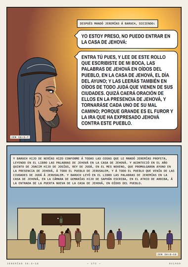 Baruch leyó en el libro