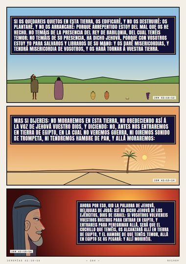 No entréis en Egipto