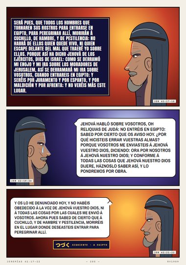 No entréis en Egipto