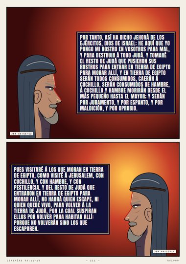 Todos los Judíos que moraban en la tierra de Egipto