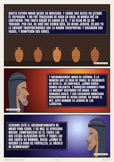 Sobre sus heces reposado