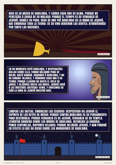 Vaso de oro en la mano de Jehová