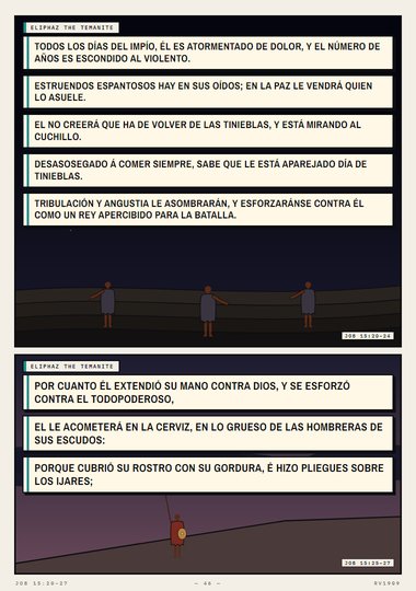 El impío es atormentado de dolor
