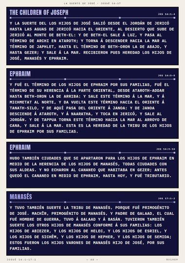 La suerte de José