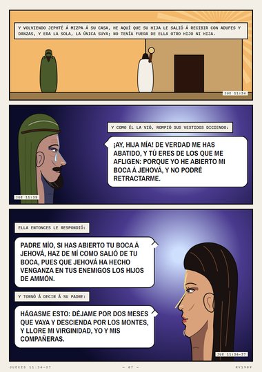 Su hija le salió a recibir