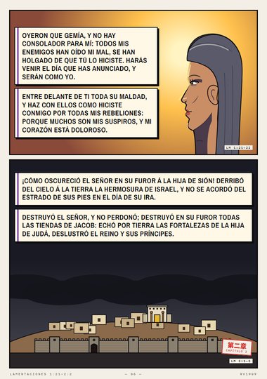 Oscureció el Señor en su furor
