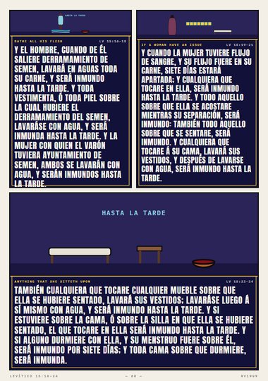 Cuando la mujer tuviere flujo