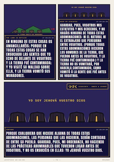 Y la tierra no os vomitará