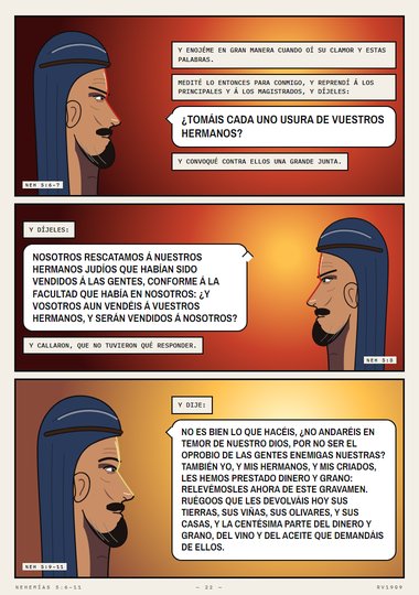 ¿Tomáis cada uno usura?