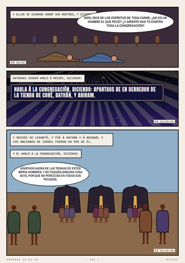 Apartaos de en derredor de la tienda de Coré