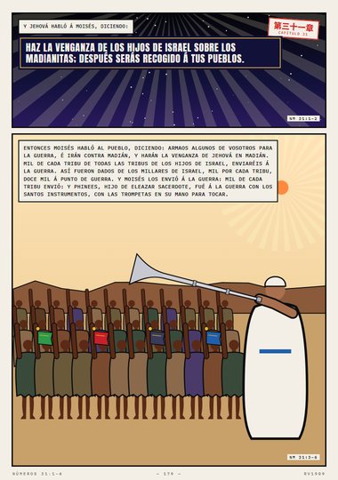 Haz la venganza de los hijos de Israel